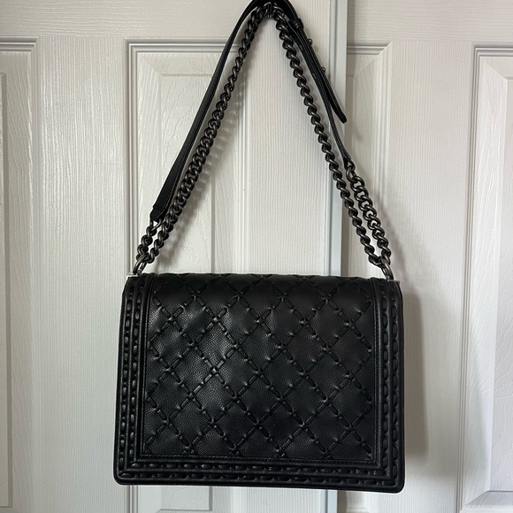 Authentic Large Paris-Dallas Chanel Whipstitch Boy Flap Bag - Picture 15 of 16